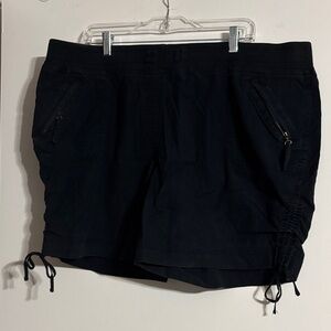 Fashion Bug Women’s Black Drawstring Shorts